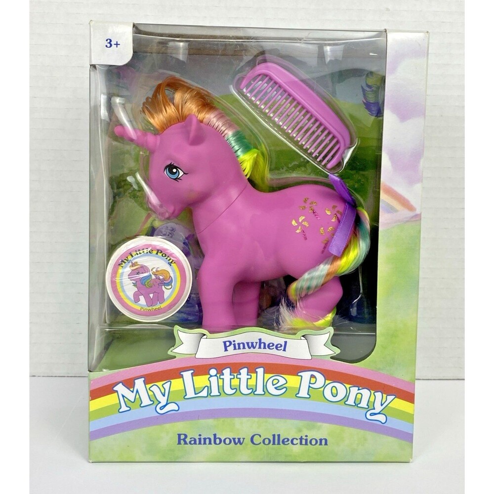 2018 My Little Pony Pinwheel 35th Anniversary Rainbow Collection G1 NIB HTF